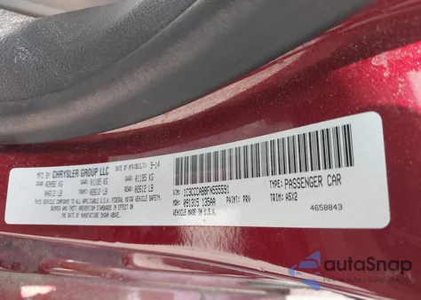 2015 Chrysler 200 Limited z USA, uszkodzony, nr VIN 1C3CCCAB8FN555591